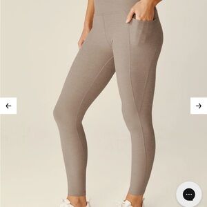 Beyond Yoga space dyed leggings birch heather